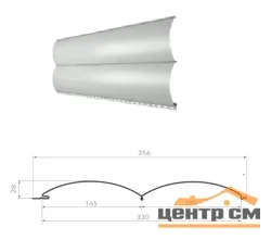 М/Сайдинг Блок-Хаус МП Woodstock Ecosteel Matt ** толщина 0.45 мм, размер 0,356*м2