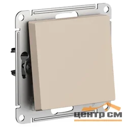 Механизм выключателя одноклавишный СП AtlasDesign (сх. 1) 10AX песочный Systeme Electric ATN001211