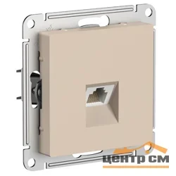 Механизм розетки компьютерной AtlasDesign RJ45 кат.5E песочный Systeme Electric ATN001283