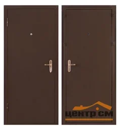 Дверь мет. ПРОФИ PRO (LMD-1) 960х2060 "Л" антик медь /антик медь