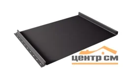 Кликфальц Grand Line 0,5мм ПурПро RAL 7024 (мокрый асфальт)-R, 0.542*2.04 м.п. (в пленке)