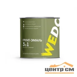 Грунт-эмаль по ржавчине 3 в 1 белая 1,8 кг WEDO