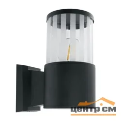 Фонарь уличный Feron DH0901 230V E27 черный (на стену вверх)