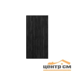 Панель CoSca decor черный войлок, 2750х600х19мм, рейки МДФ дуб графит