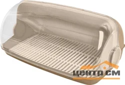 Хлебница Plast Team большая 415х260х185 мм шоколадный мокко