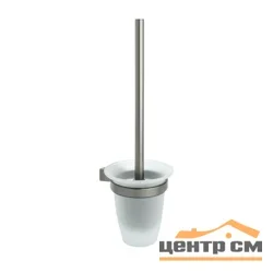 Ерш для туалета стеклянный настенный Fixsen Trend Graphite FX-98013, черный графит