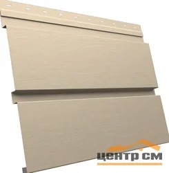 М/сайдинг Квадро брус (GL) Принт Элит Молочное дерево TwinColor толщина 0,45мм, размер 0,34*4 м.п. (в пленке)