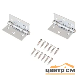 Петли АЛЛЮР 20325 (77х64) 2BB-FHP CP 2 подш.,хром (2шт)