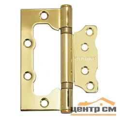 Петля накладная "БАБОЧКА" АЛЛЮР 100х75 2BB BP 2,5мм латунь (2шт)