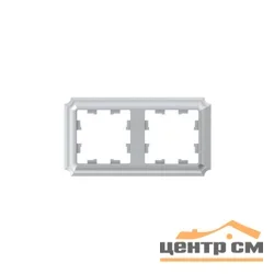 Рамка двухместная AtlasDesign Antique универс. алюм. SE ATN100302