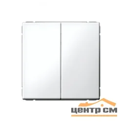 Механизм выключателя двухклавишный СП ArtGallery (сх. 5) 10AX белый SE GAL000151