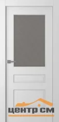 Дверь BELWOODDOORS "Роялти" стекло Мателюкс белый витраж 60 (21-7) эмаль белый