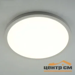 Светильник светодиодный ROUND 38W R-400x25-WHITE/WHITE-220-IP44, 4000K*