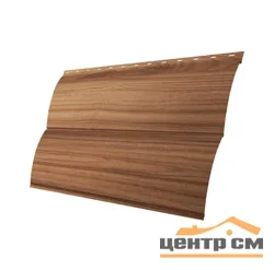 М/сайдинг Блок-Хаус новый (GL) Принт Элит Медовое дерево TwinColor толщина 0,45мм, размер 0,361*1 м.п. (в пленке)