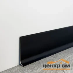 Плинтус L-образный алюминиевый APL 60 черный 60*11*3000