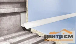 Профиль для плитки CEZAR внутренний 10мм, светло-серый (длина 2,5 м.п.)