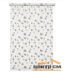 Штора рулонная "Ожерелье" серебро 120*175см