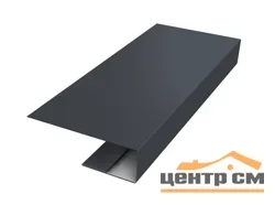 J-профиль ЭкоБрус Drap TX ** 0.45мм, 12мм, 3м.п.