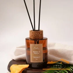 Аромадиффузор парфюмированный MANGO & PEACH, 80 мл., Д60 Ш60 В280