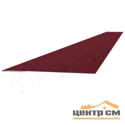 Планка завершающая 0,5мм Стальной бархат RAL ** для М/Сайдинга Stynergy 65*3м.п.