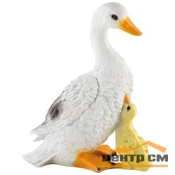 Фигурка садовая "Утка с утенком" Н-30см