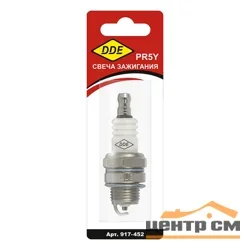 Свеча зажигания DDE - PR5Y (Champion RCJ6Y, Bosch WSR5F, NGK BPMR8A) бензопилы, триммеры, мотобуры до 30 куб.см.