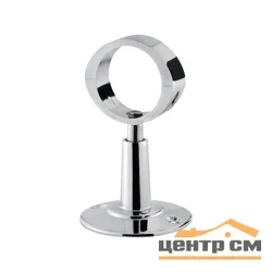 Держатель для полотенцесушителя Point разъемный с кольцом 1", хром