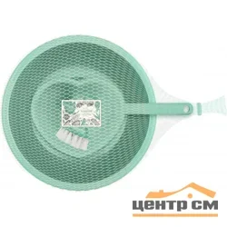 Набор (таз 4л + ковшик 1,5л+щетка для овощей) Organic Food