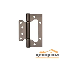 Петля накладная "БАБОЧКА" Ajax (Аякс) IN4000W GR 100/P-2B 100x2,3 графит (2шт.)
