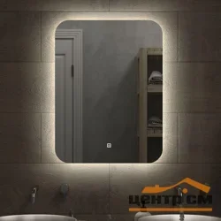 Зеркало САНАКС Drift Light 600 х 800 мм, сенсорное, с внутренней LED подсветкой, ореольное свечение, арт.45262