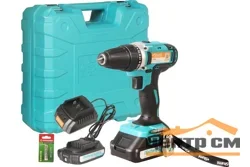 Дрель-шуруповерт аккумуляторная Sturm 18В, 1BatterySystem, 31Нм, 2х2.0Ач, конусный патрон, кейс