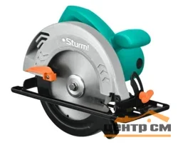 Пила дисковая (циркулярная) Sturm 1600Вт, ТПД 185х20мм, пропил 59мм, сбор пыли