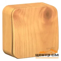 Выключатель одноклавишный ОП Blanca 10А IP20 (сх. 1) 250В с изолир. пластиной ясень SE BLNVA101015