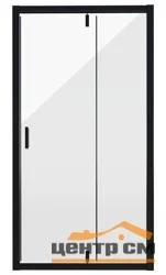 Дверь в нишу NIAGARA Nova NG-83-10AB (100х195) черный,дверь распашная,стекло прозрачное,1 место