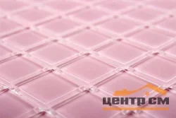 Мозайка Bonaparte Розовое стекло / Pink glass стеклянная 300*300 (размер чипа 4*25*25)