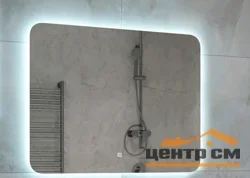 Зеркало САНАКС Drift Light 800 х 600 мм, сенсорное, с внутренней LED подсветкой, ореольное свечение, арт.45263