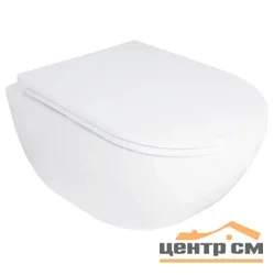 Унитаз подвесной AZARIO RUMBA AZ-5175T-WHT 520*360*365 с системой смыва Tornado в комплекте с быстросъемным сиденьем микролифт, дюропласт