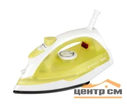 Утюг ENERGY EN-327 желтый (1600Вт, пар, спрей, пар.удар, самооч., тефлоновая подошва)