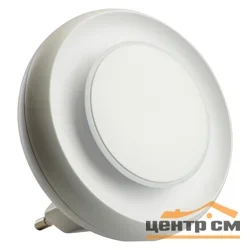 Светильник-ночник 0,5W 230V круг, белый Feron FN1123