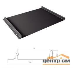Кликфальц Grand Line 0,5мм Драп ТХ RR **(Тип), 0.542*м2 (в пленке)