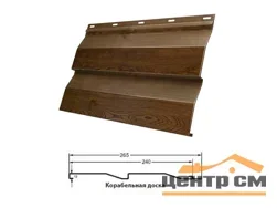 М/Сайдинг Драп ТХ **, Корабельная Доска, толщина 0.45мм, размер 0,265*м2