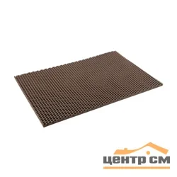 Коврик придверный Crocmat 60х80 см, коричневый, SunStep