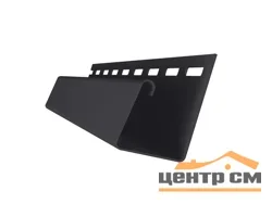 J-профиль фасадный универсальный Grandline графит, 3м