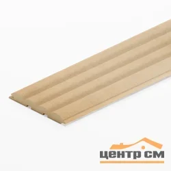 Панель реечная МДФ STELLA Вейв База под покраску без покрытия 2700x119x16