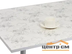 Термопленка 0,8x20м, толщина 0,65мм, Dekorelle 180-S серебро/прозр.фон