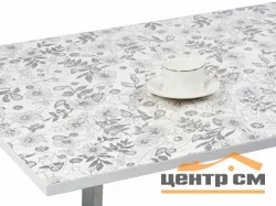 Термопленка 0,8x20м, толщина 0,65мм, Dekorelle 187-S серебро/прозр.фон