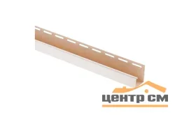 J-профиль Альтапрофиль L=3м белый Т - 15 для блокхауса