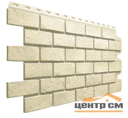 Панель фасадная Docke Берг, цвет сливочный 1,13*0,46 м (S=0.44м2)