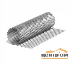 Сетка ЦПВС оцинкованная №15*3 (0,5 мм) ячейка 10х5 /рулон 1х2,5 м/ усиленная