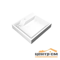 Раковина над стиральной машиной GRANFEST СЕЛИГЕР 55x60x10, жемчуг